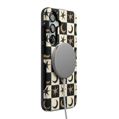 Mystic Moonstar | Black Celestial Case Phone Case get.casely