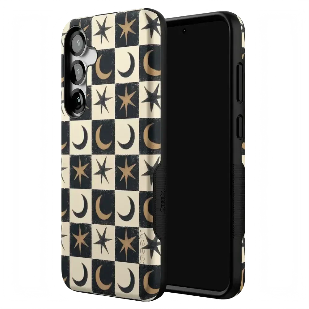 Mystic Moonstar | Black Celestial Case Phone Case get.casely