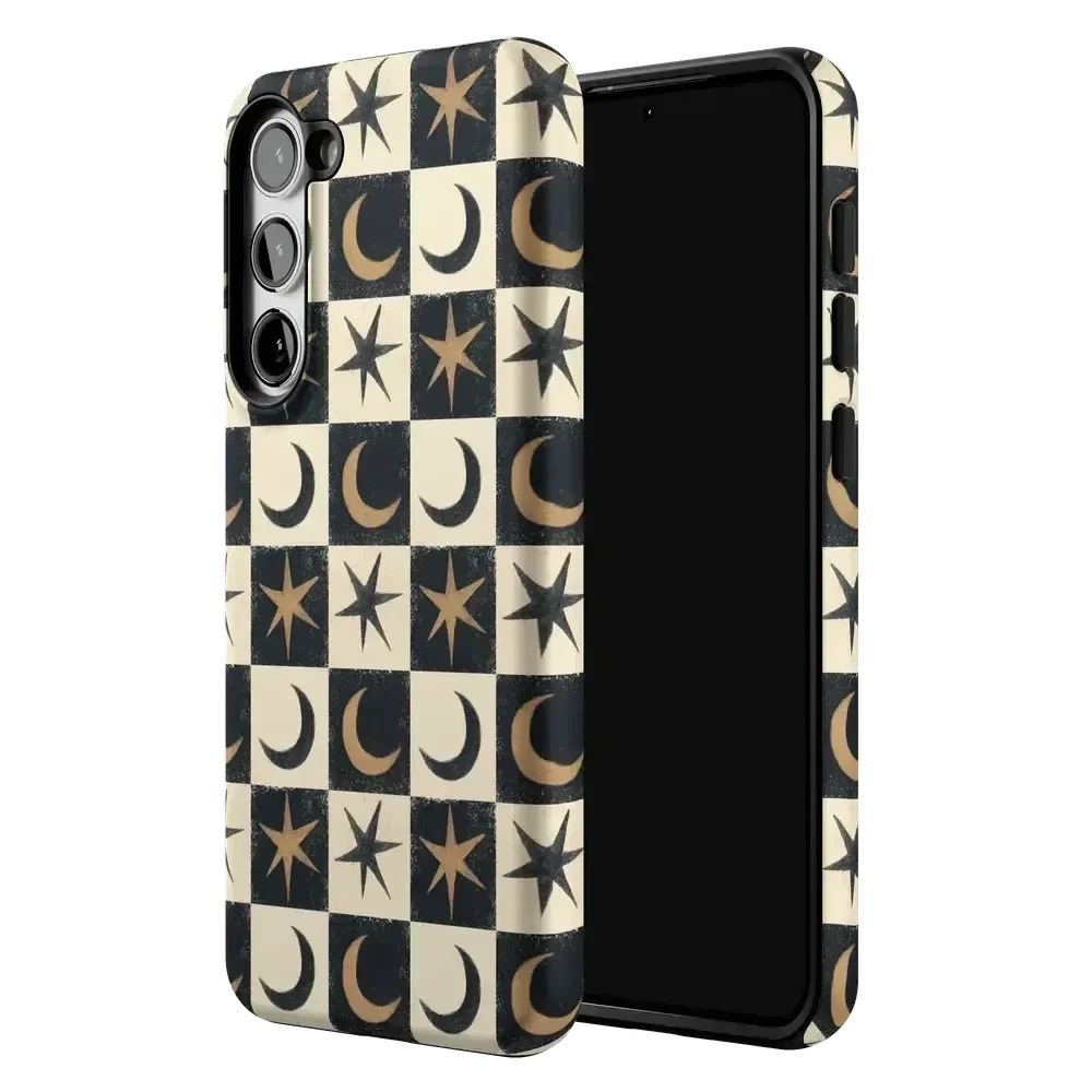 Mystic Moonstar | Black Celestial Case Phone Case get.casely