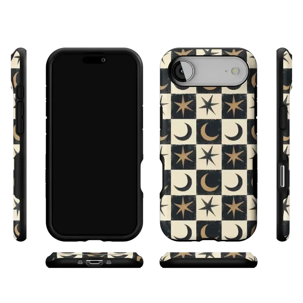Mystic Moonstar | Black Celestial Case Phone Case get.casely