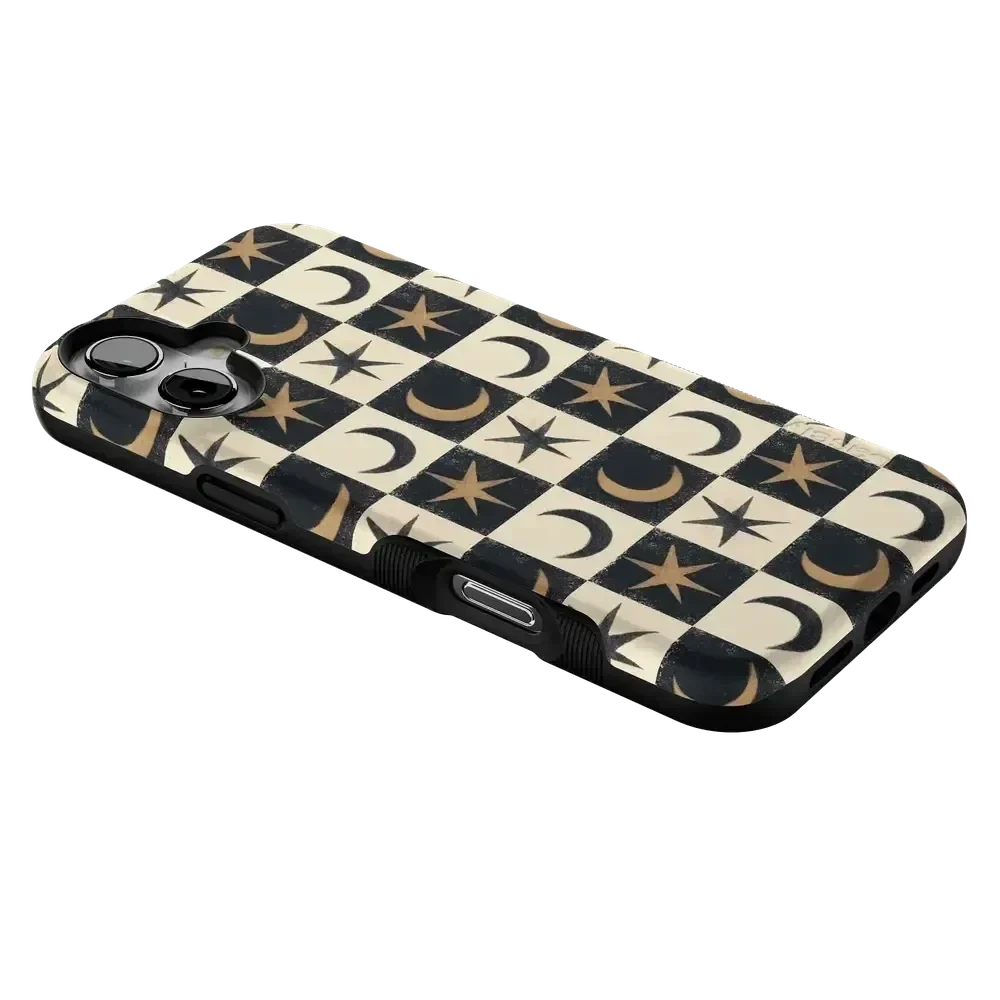 Mystic Moonstar | Black Celestial Case Phone Case get.casely
