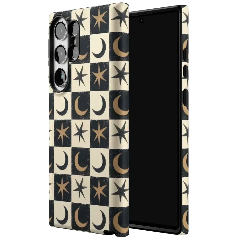 Mystic Moonstar | Black Celestial Case Phone Case get.casely