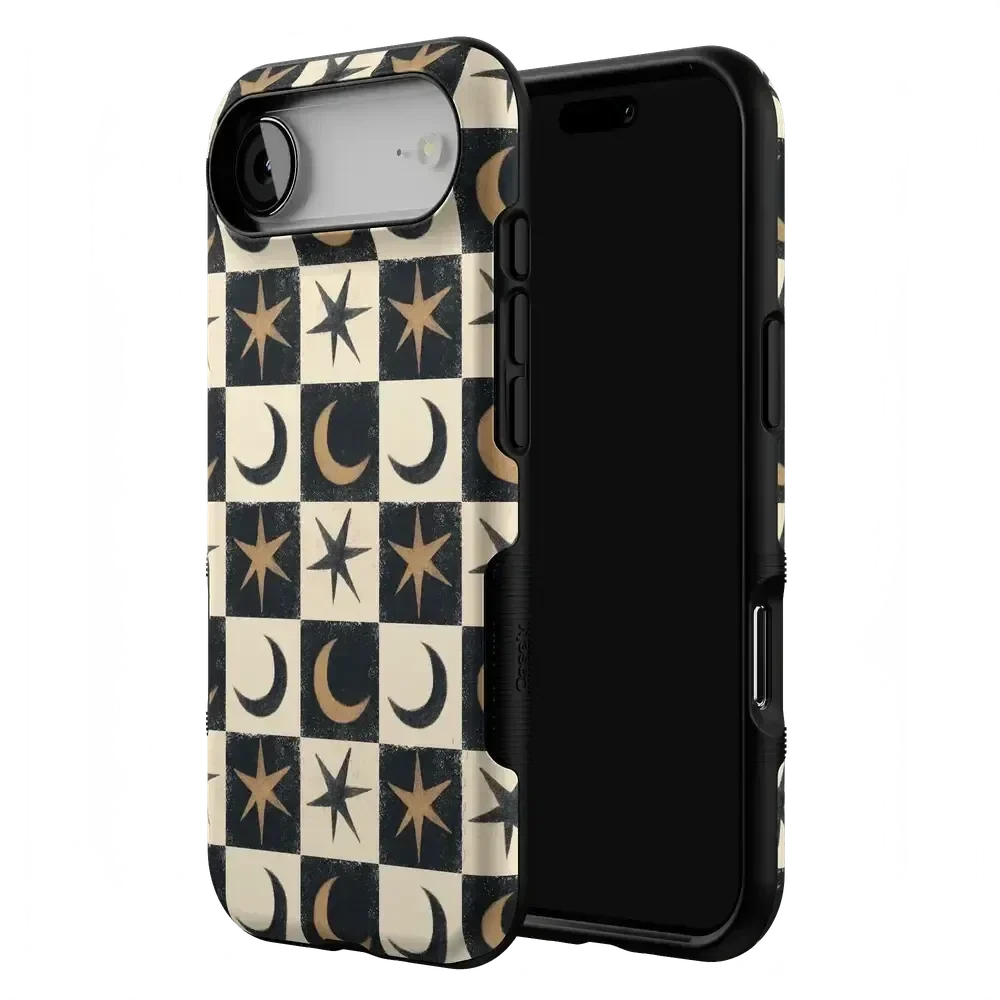 Mystic Moonstar | Black Celestial Case Phone Case get.casely