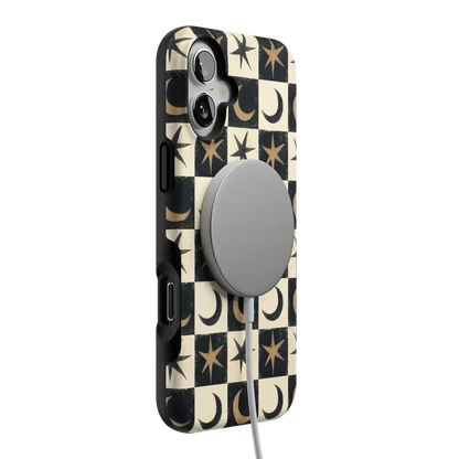 Mystic Moonstar | Black Celestial Case Phone Case get.casely