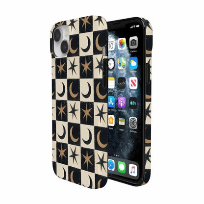 Mystic Moonstar | Black Celestial Case Phone Case get.casely