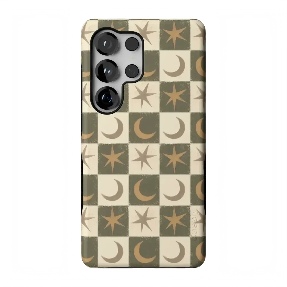Mystic Moonstar | Green Celestial Case Phone Case get.casely Bold Flex + MagSafe® Galaxy S26 Ultra