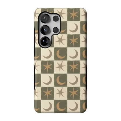 Mystic Moonstar | Green Celestial Case Phone Case get.casely Bold Flex + MagSafe® Galaxy S26 Ultra