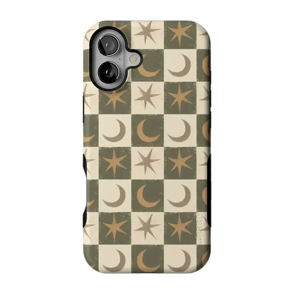 Mystic Moonstar | Green Celestial Case Phone Case get.casely Bold Flex + MagSafe® iPhone 17