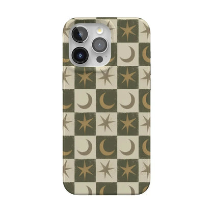Mystic Moonstar | Green Celestial Case Phone Case get.casely Classic + MagSafe® iPhone 15 Pro Max