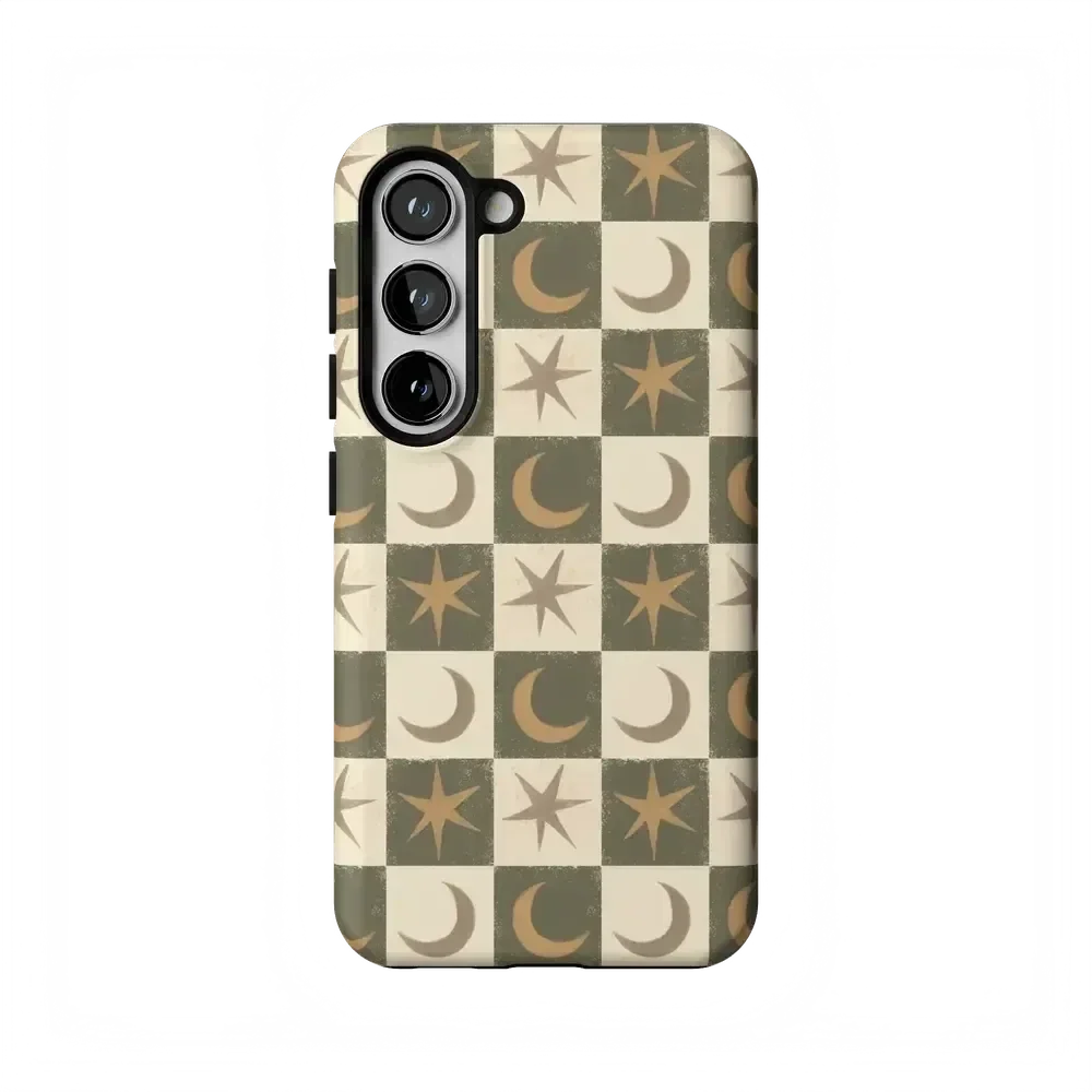 Mystic Moonstar | Green Celestial Case Phone Case get.casely Essential Galaxy S23