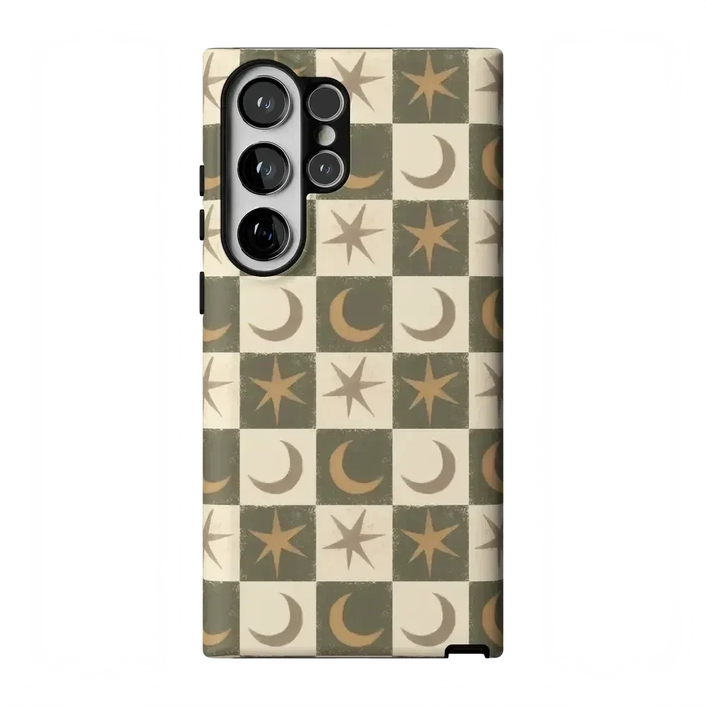 Mystic Moonstar | Green Celestial Case Phone Case get.casely Essential Galaxy S23 Ultra