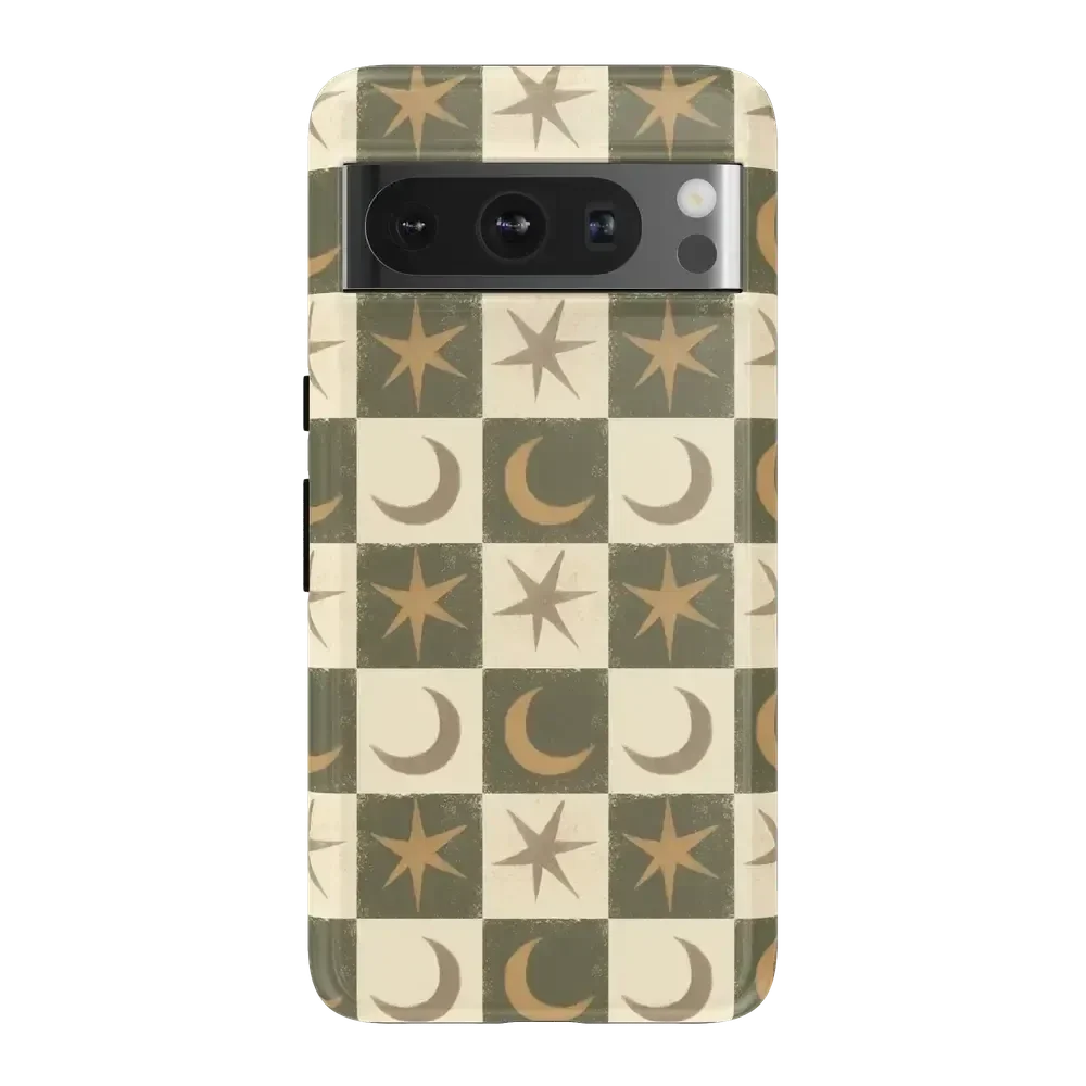 Mystic Moonstar | Green Celestial Case Phone Case get.casely Essential Google Pixel 8 Pro