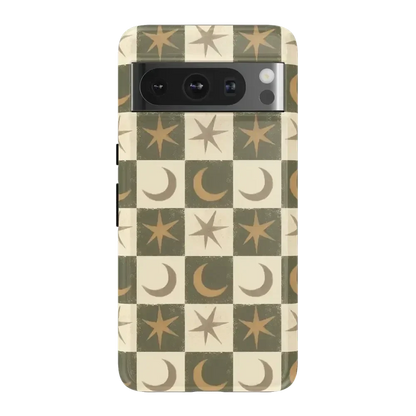 Mystic Moonstar | Green Celestial Case Phone Case get.casely Essential Google Pixel 8 Pro