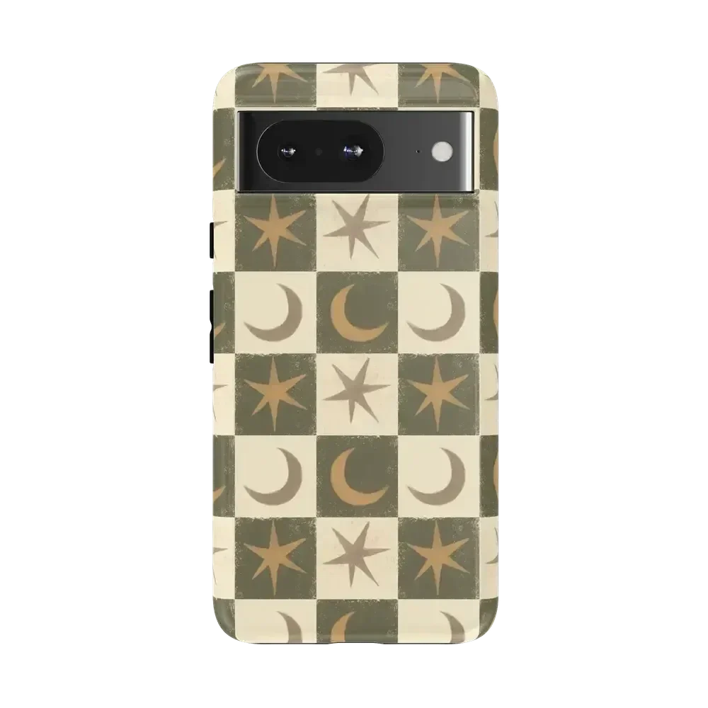Mystic Moonstar | Green Celestial Case Phone Case get.casely Essential Google Pixel 8