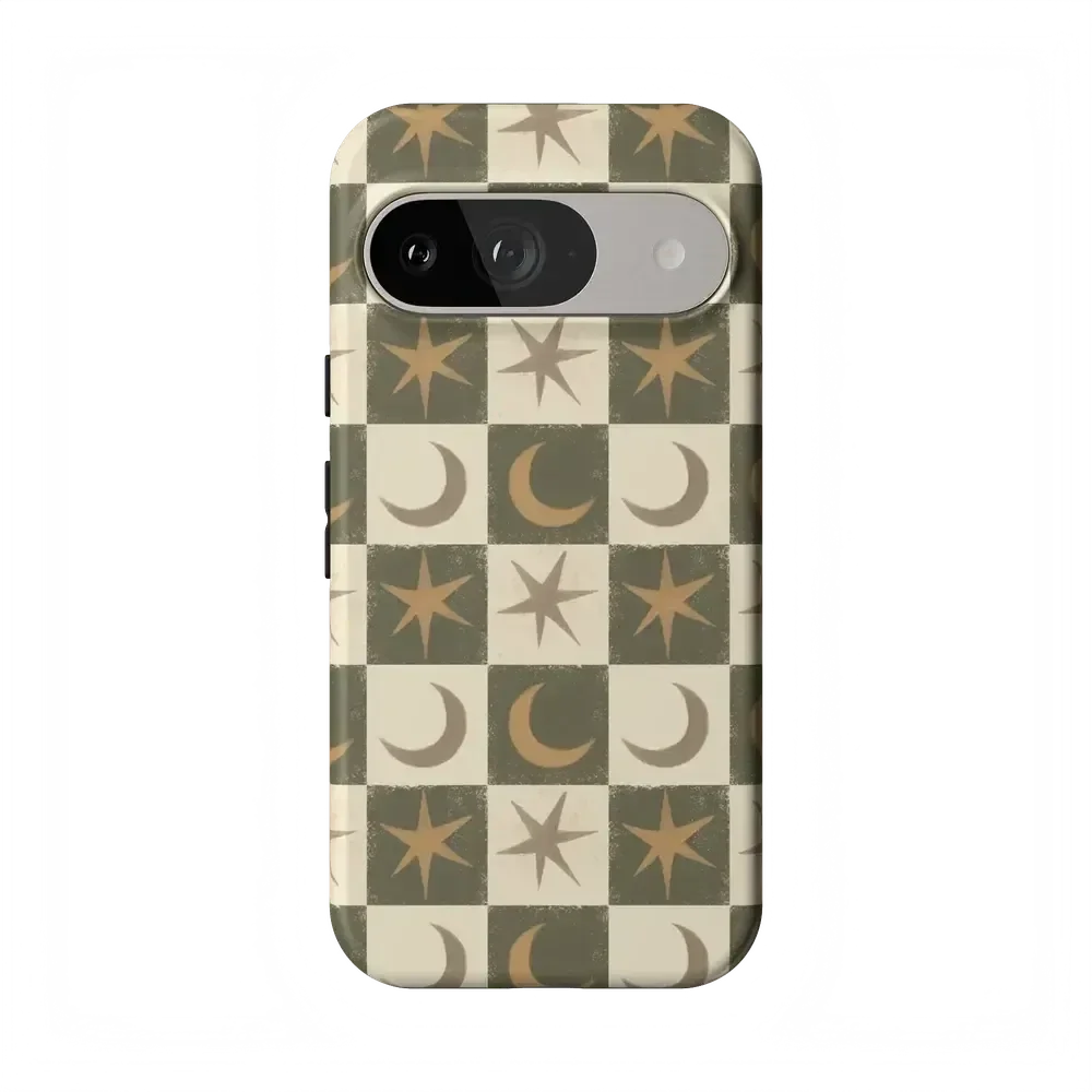 Mystic Moonstar | Green Celestial Case Phone Case get.casely Essential Google Pixel 9