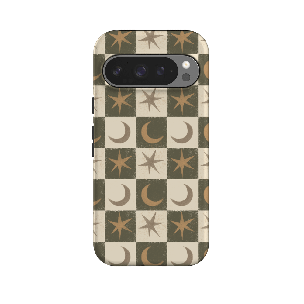 Mystic Moonstar | Green Celestial Case Phone Case get.casely Essential + MagSafe® Google Pixel 10 Pro