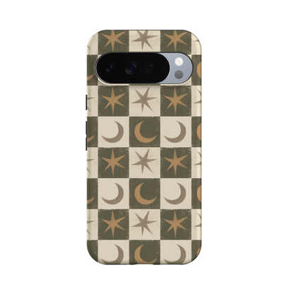 Mystic Moonstar | Green Celestial Case Phone Case get.casely Essential + MagSafe® Google Pixel 10 Pro XL