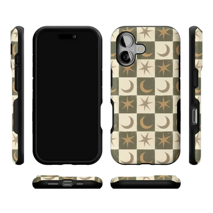 Mystic Moonstar | Green Celestial Case Phone Case get.casely