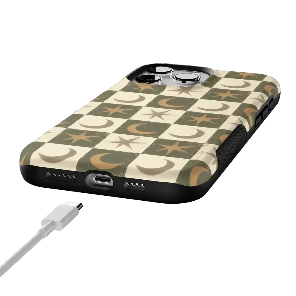 Mystic Moonstar | Green Celestial Case Phone Case get.casely