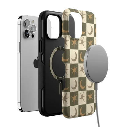 Mystic Moonstar | Green Celestial Case Phone Case get.casely