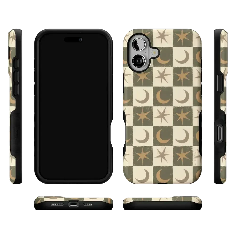 Mystic Moonstar | Green Celestial Case Phone Case get.casely