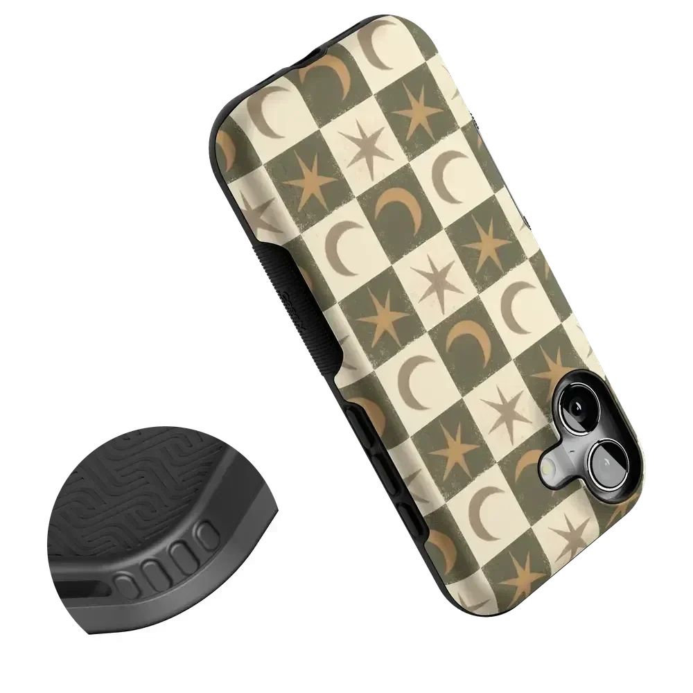 Mystic Moonstar | Green Celestial Case Phone Case get.casely