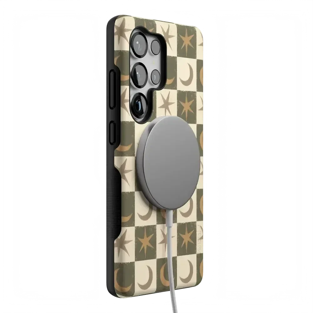 Mystic Moonstar | Green Celestial Case Phone Case get.casely