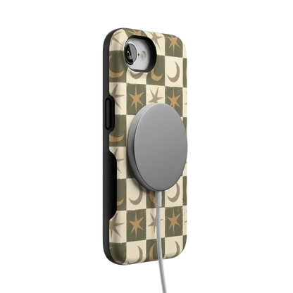 Mystic Moonstar | Green Celestial Case Phone Case get.casely