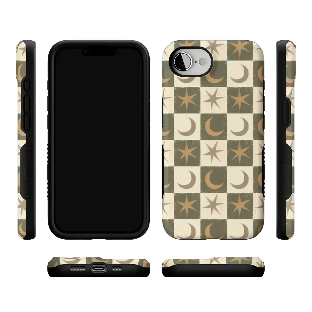 Mystic Moonstar | Green Celestial Case Phone Case get.casely