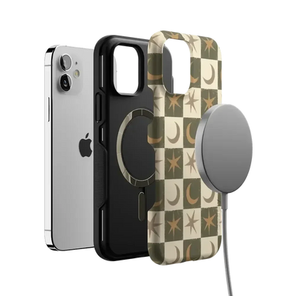 Mystic Moonstar | Green Celestial Case Phone Case get.casely