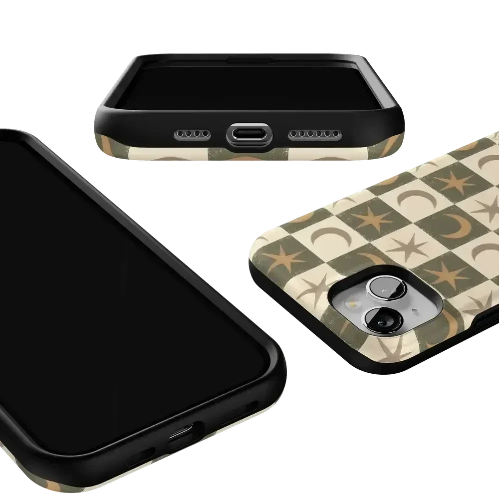 Mystic Moonstar | Green Celestial Case Phone Case get.casely