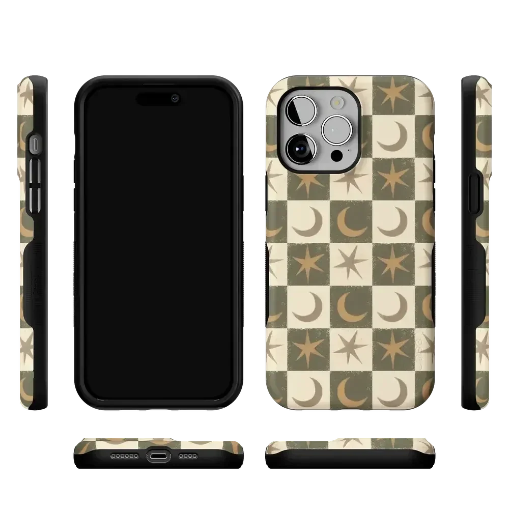 Mystic Moonstar | Green Celestial Case Phone Case get.casely