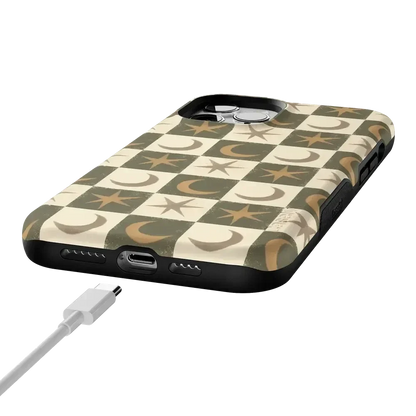 Mystic Moonstar | Green Celestial Case Phone Case get.casely
