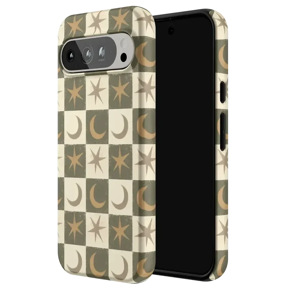 Mystic Moonstar | Green Celestial Case Phone Case get.casely