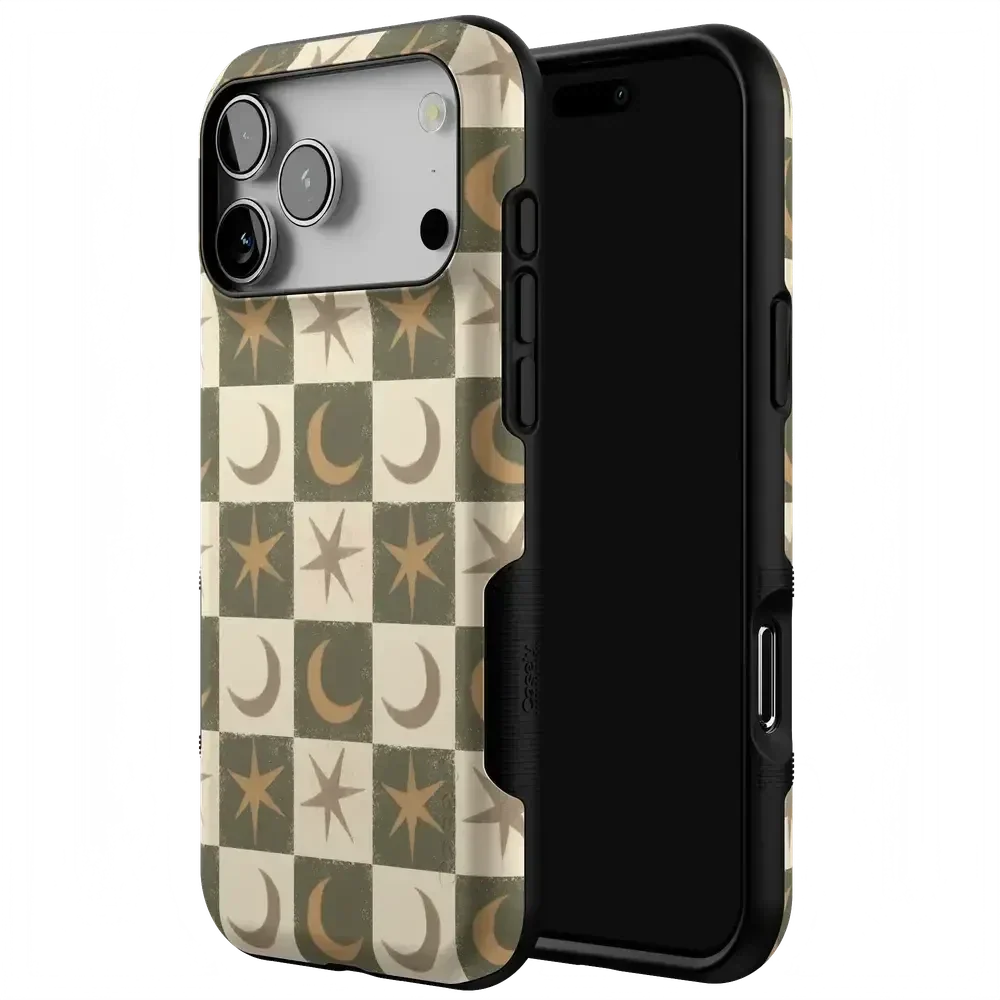 Mystic Moonstar | Green Celestial Case Phone Case get.casely