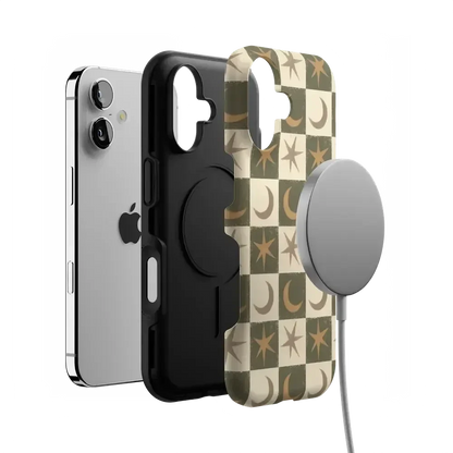 Mystic Moonstar | Green Celestial Case Phone Case get.casely