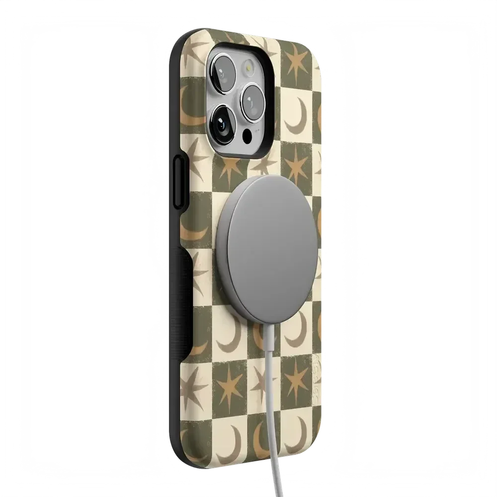 Mystic Moonstar | Green Celestial Case Phone Case get.casely