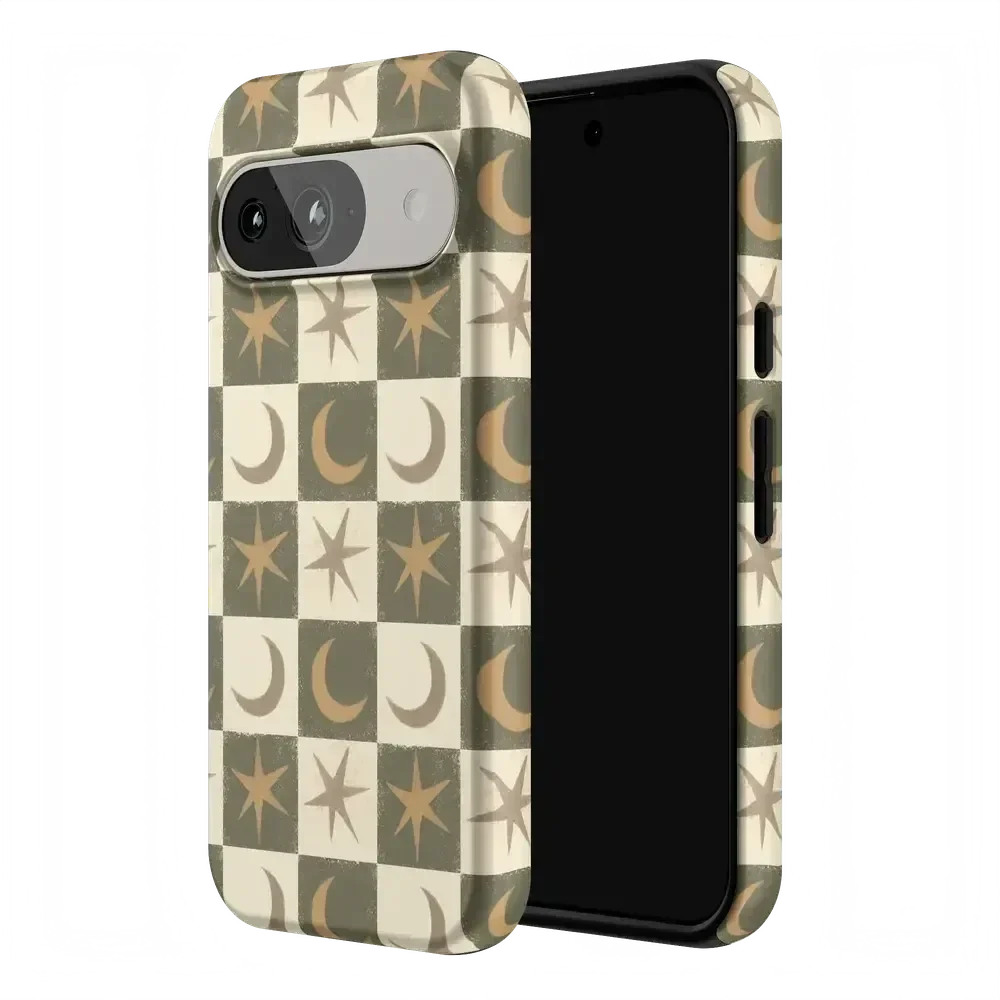 Mystic Moonstar | Green Celestial Case Phone Case get.casely
