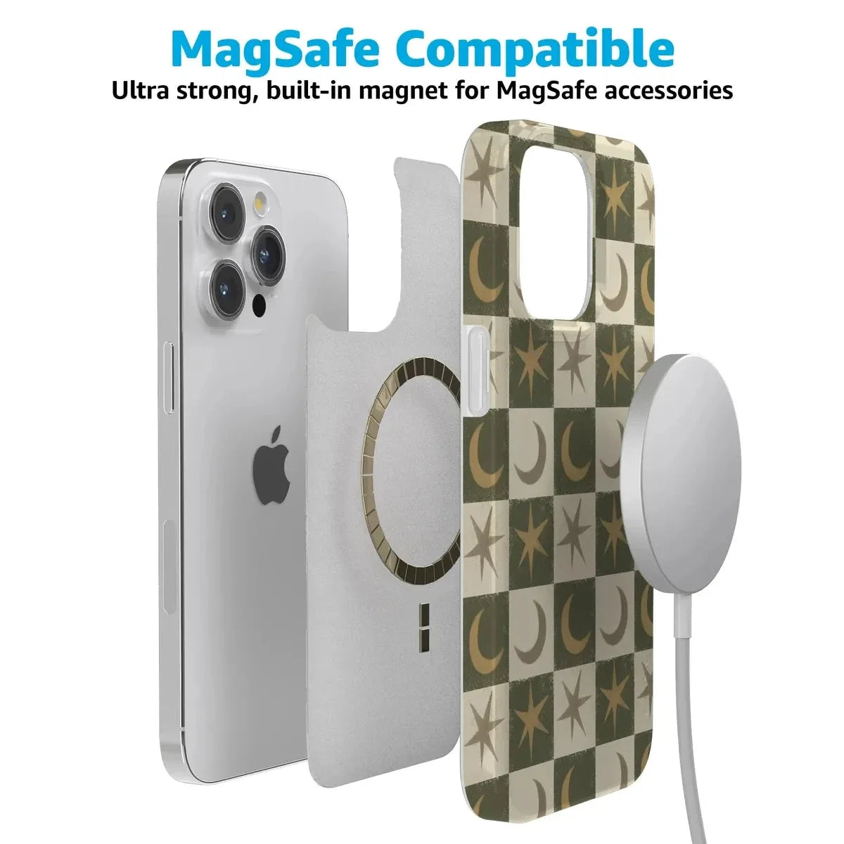 Mystic Moonstar | Green Celestial Case Phone Case get.casely