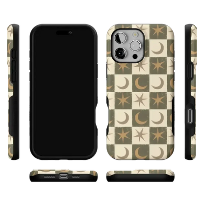 Mystic Moonstar | Green Celestial Case Phone Case get.casely