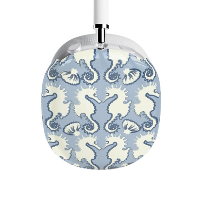 Seahorse Drift | Coastal Blues AirPods Max Case