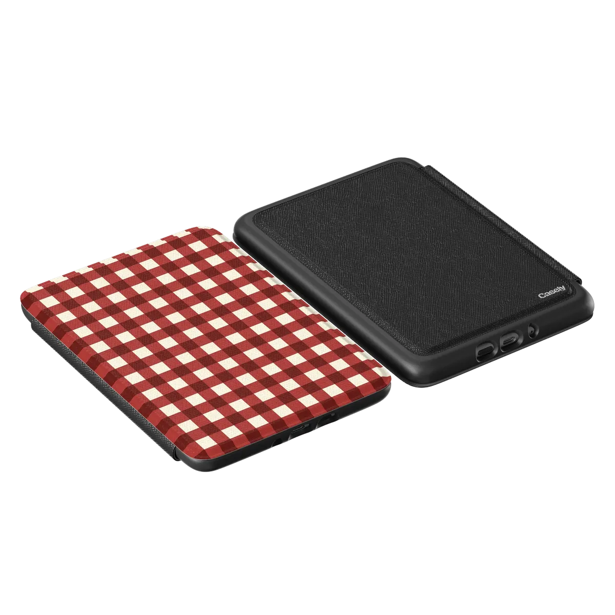 Checked Twice | Red Plaid Kindle Case