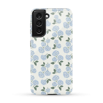 Nantucket Cottage | Blue Hydrangea Case iPhone Case get.casely Essential Galaxy S21