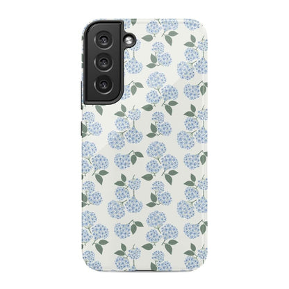 Nantucket Cottage | Blue Hydrangea Case iPhone Case get.casely Essential Galaxy S22 Plus