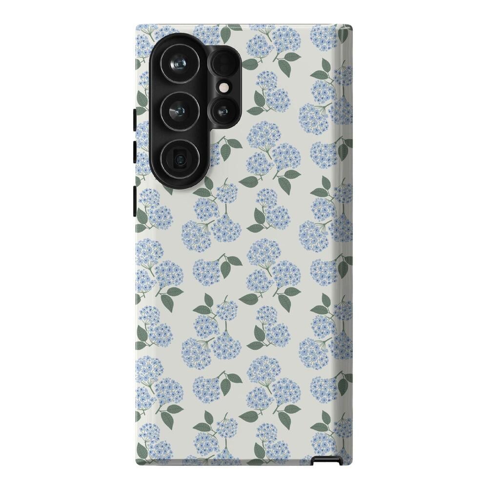 Nantucket Cottage | Blue Hydrangea Case iPhone Case get.casely Essential Galaxy S23 Ultra