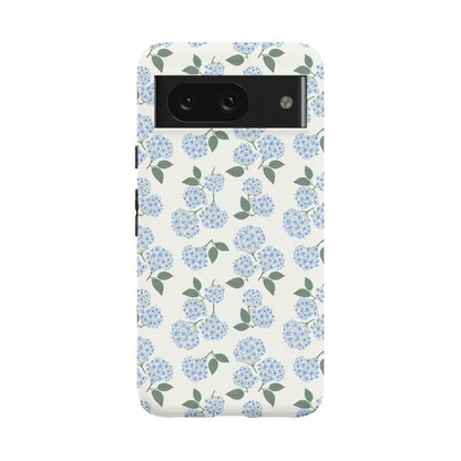 Nantucket Cottage | Blue Hydrangea Case iPhone Case get.casely Essential Google Pixel 8