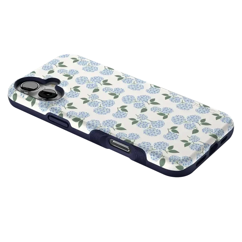 Nantucket Cottage | Blue Hydrangea Case iPhone Case get.casely