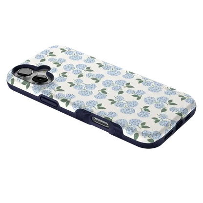 Nantucket Cottage | Blue Hydrangea Case iPhone Case get.casely