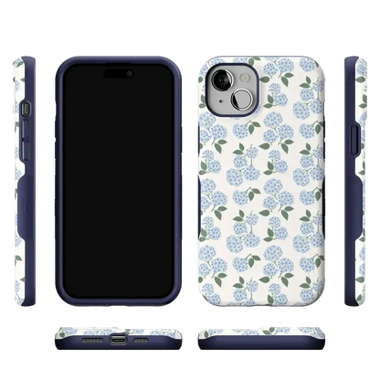 Nantucket Cottage | Blue Hydrangea Case iPhone Case get.casely