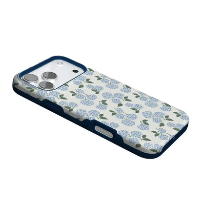 Nantucket Cottage | Blue Hydrangea Case iPhone Case get.casely